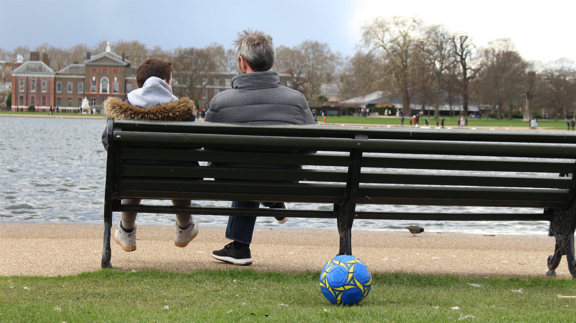 Father and son, Hyde Park London